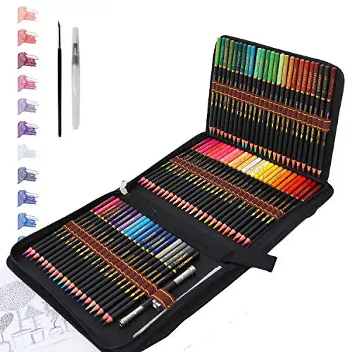 Aquarellstifte Zeybe Aquarell Buntstifte für Kinder u. Erwachsene