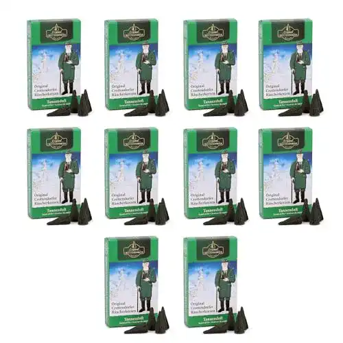 Crottendorfer Räucherkerzen Tannenduft im 10er Pack