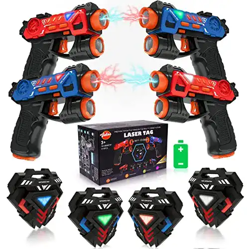 Lasertag Set VATOS Laser Tag Guns Set mit Infrarot-Technologie