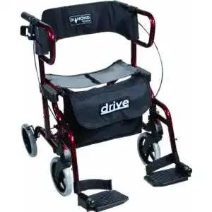 Rollator mit Fußstützen Drive Medical Diamond