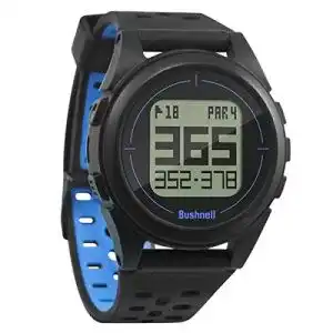 Golfuhr Bushnell Ion 2 GPS für Golfspieler in Schwarz und Blau
