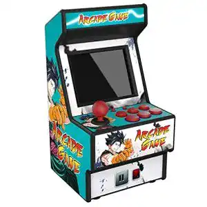 Retro-Spielekonsole Golden Security Mini Arcade Machine mit 156 Spielen