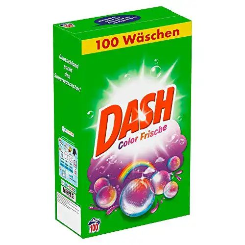 Dash Colorwaschmittel Pulver für Buntwäsche, 6,5 kg