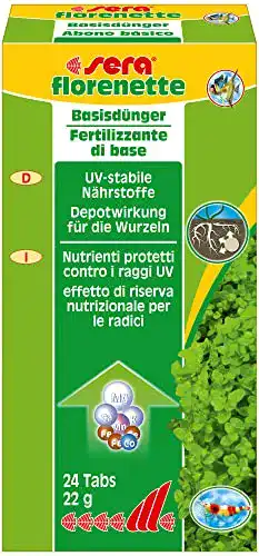 Wasserpflanzendünger Sera Florenette 24 Tabs für Aquarienpflanzen