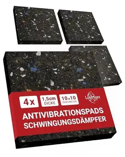 Antivibrationsmatte LouMaxx Antirutschmatte, 4er Set