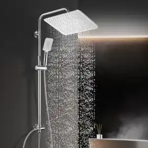 Regendusche ohne Armatur Görbach Edelstahl Duschsystem