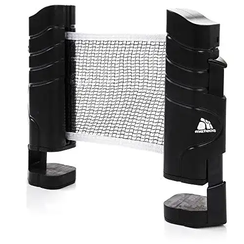 Tischtennisnetz Meteor Set ausziehbar in Schwarz
