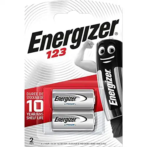 Energizer CR123A Lithium-Batterien, 2 Stück für verschiedene Anwendungen