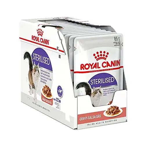 Royal Canin Nassfutter für Katzen – Sterilised in Soße 12 x 85 g