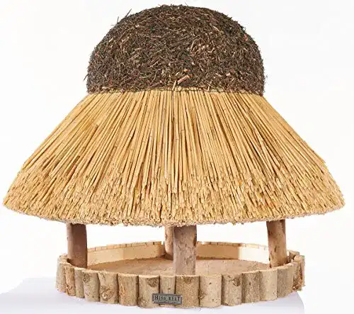 Vogelhaus mit Reetdach von Hiss Reet für Balkon und Garten