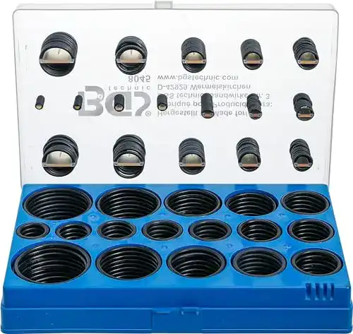 O-Ring Sortiment BGS 8045, 419 Teile, Durchmesser 3 – 50 mm