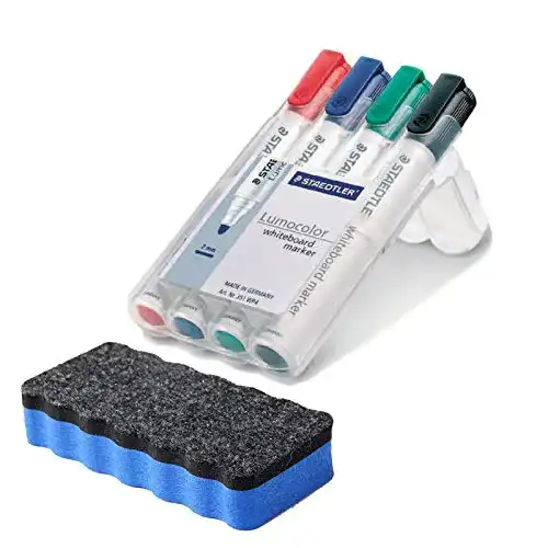 Whiteboard Marker Staedtler 351 WP4 Lumocolor im Bonuspack