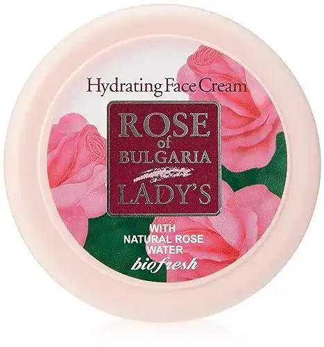 Rosencreme Biofresh Cosmetics mit Rosenwasser und Jojobaöl