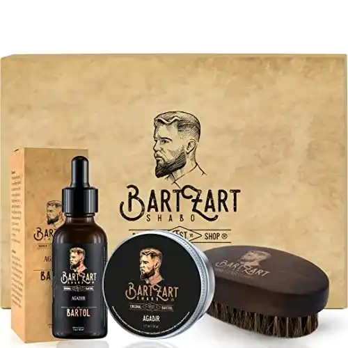 Bartpflege-Set BartZart Shabo Bartbürste Set