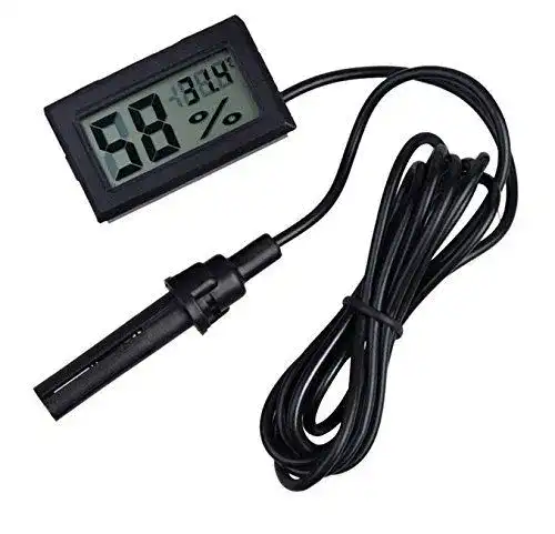Aquarium Thermometer WINGONEER 2-in-1 Digital LCD
