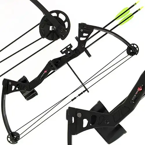 Compoundbogen G8DS The Black Kita 25lbs für Bogensport