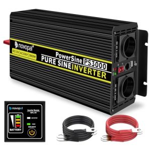 Sinuswechselrichter Novopal 3000W KFZ – Reine Sinuswelle für 230V