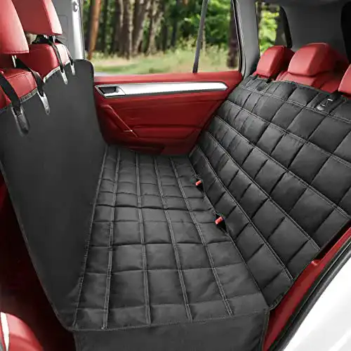 Hundedecke für das Auto von Anowlo 4-in-1 für Rückbank und Kofferraum