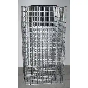 Gabionen Hochbeet Gabiona 82x42x42 cm mit 5×5 cm Maschenweite