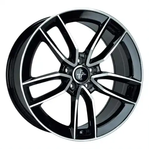 Keskin KT21 Alufelge 8JX18 5/112 ET30 66.6 in Schwarz