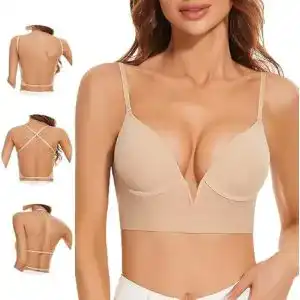 Rückenfreier BH für Damen – Tiefer Rücken und nahtloses Design