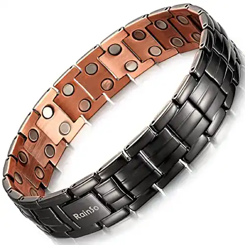 Magnetarmband für Herren von RainSo Therapeutisches Magnetarmband