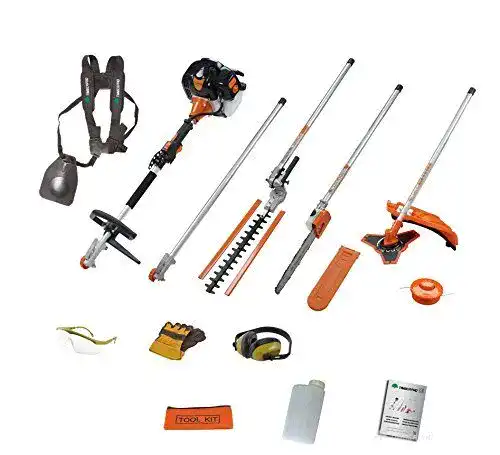T4Tools Timberpro Multigartengerät 5 in 1 für Gartenarbeiten