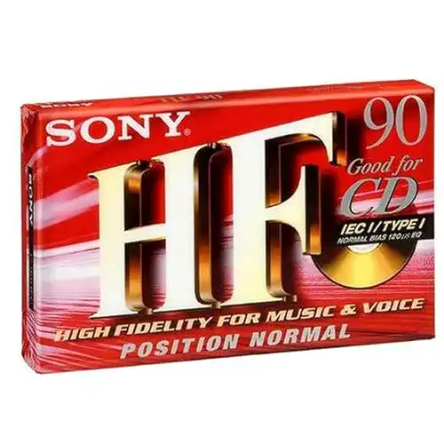 Audio Kassetten von Sony – Low Noise, 90 Minuten