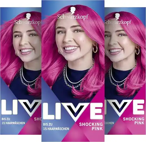 Schwarzkopf Haarfarbe Live Ultra Brights Semi-Permanente 093 Shocking Pink