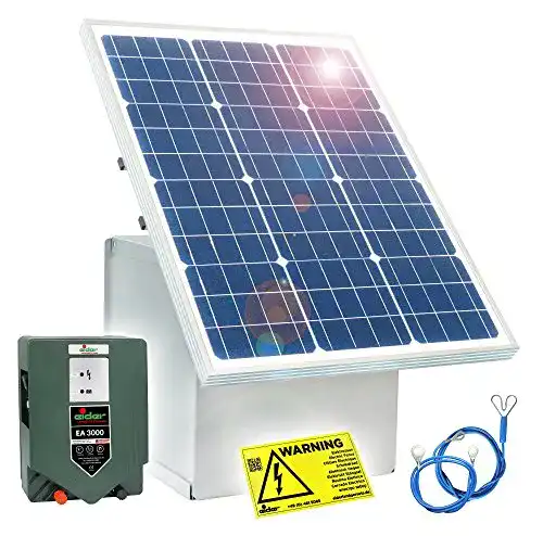 Solar Weidezaungerät Eider 50W Solar Box und 12V Weidezaungerät