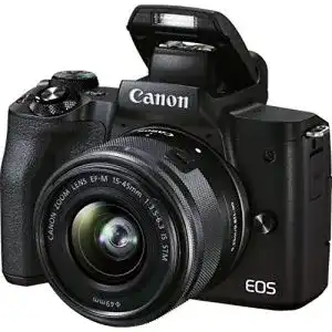 Canon EOS M50 Mark II Systemkamera mit EF-M 15-45mm Objektiv