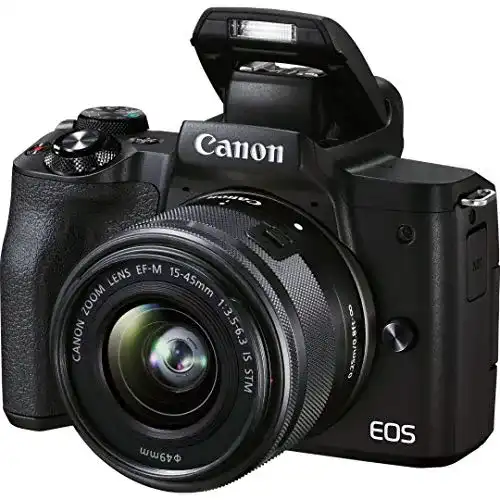 Canon EOS M50 Mark II Systemkamera mit EF-M 15-45mm Objektiv