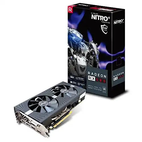 Grafikkarte Mining Sapphire Radeon RX 580 Nitro mit 8 GB GDDR5