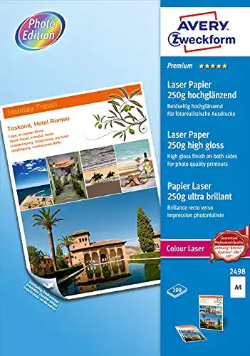 Druckerpapier AVERY Zweckform 2498 für Farb-Laserdrucker