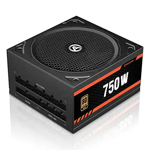 Modulares ARESGAME 750W Netzteil, PC-ATX, 80 Plus Gold