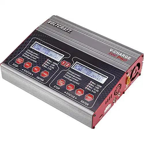 Voltcraft V-Charge 200 Duo Ladegerät für Modellbau und Akkus