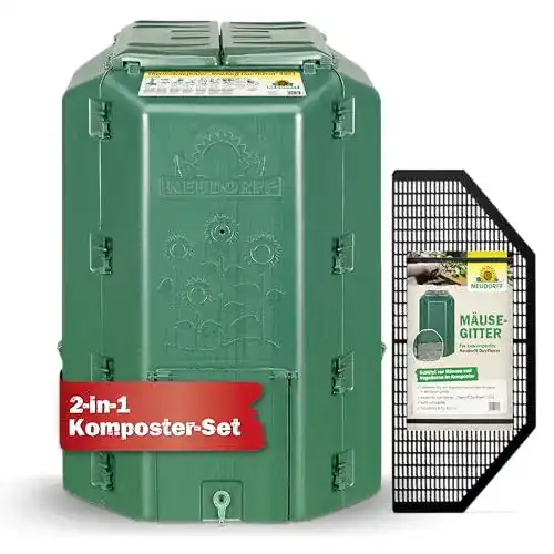 Neudorff Thermo Komposter mit Bodengitter DuoTherm 530 L