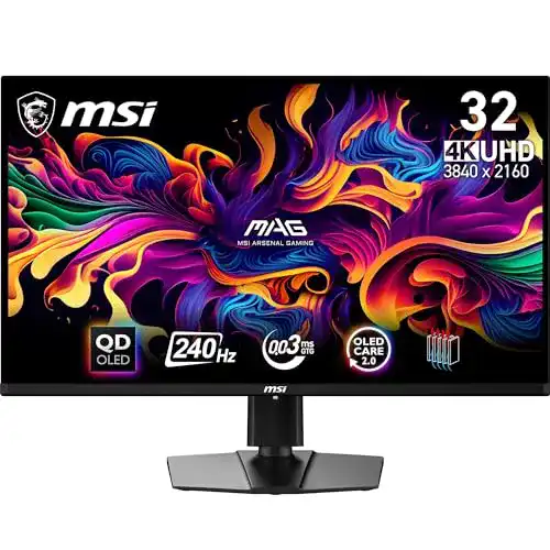 MSI Optix MAG 321UPX QD-OLED 31.5 Zoll 4K UHD Gaming Monitor