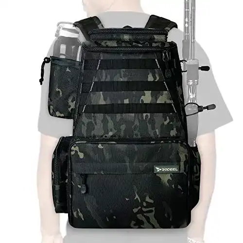 Angelrucksack Rodeel Große Angelgerät Tasche für Outdoor-Aktivitäten