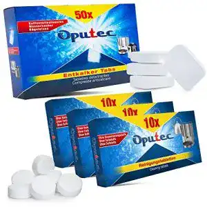 Entkalker und Reinigungsset für Kaffeevollautomaten von Oputec