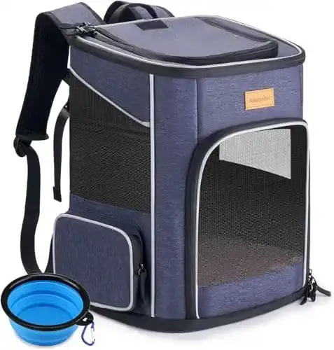 Katzenrucksack Morpilot für Katzen und kleine Hunde bis 7 kg