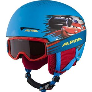 Skihelm Kinder Alpina Zupo Disney Set mit Skibrille, 48-52 cm