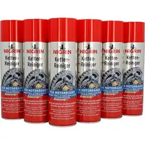 Motorrad Kettenreiniger Nigrin 6 x 500 ml Sprühdose