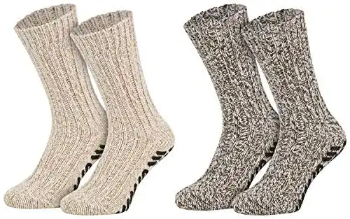 Norweger-Socken Piarini 2 Paar ABS rutschfeste Wintersocken