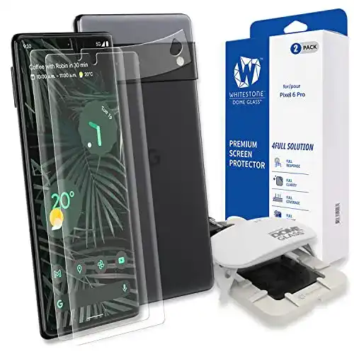 Displayschutzfolie für Google Pixel 6 Pro – Panzerglas Dome Glass Whitestone Dome