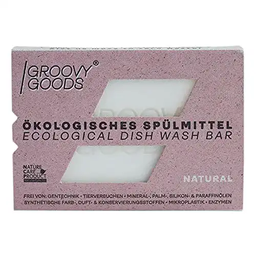 Festes Spülmittel Groovy Goods Dish Wash Bar – 60g im Vergleich