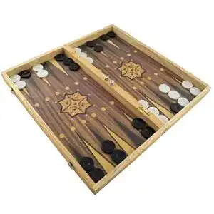 Backgammon Holz PrimoLiving Deluxe Set