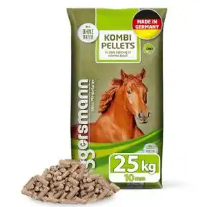 Eggersmann Mein Pferdefutter Kombi Pellets 25 kg – Haferfreies Mischfutter für Pferde