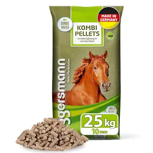 Eggersmann Mein Pferdefutter Kombi Pellets 25 kg – Haferfreies Mischfutter für Pferde