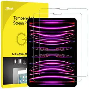 Jetech Panzerglas für iPad Pro 11 Zoll und iPad Air 5/4 – 2 Stück